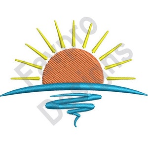 Sunrise - Machine Embroidery Design