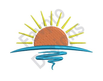 Sunrise - Machine Embroidery Design