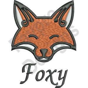 Foxy - Machine Embroidery Design