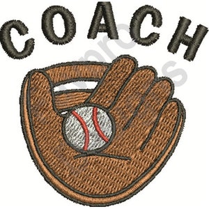 Baseball Coach - Machine Embroidery Design