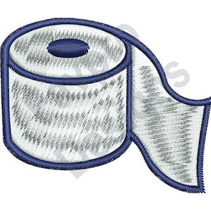 Toilet Paper Roll - Machine Embroidery Design