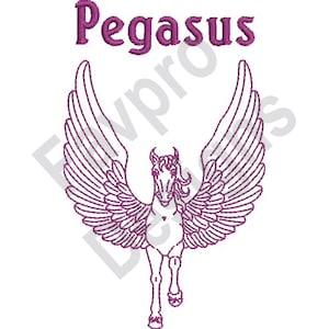 Pegasus - Machine Embroidery Design