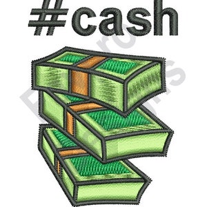 Cash - Machine Embroidery Design