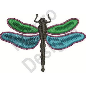 A Dragonfly - Machine Embroidery Design