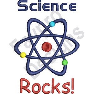 Science Rocks! - Machine Embroidery Design