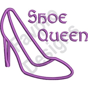High Heel Outline - Machine Embroidery Design