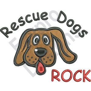 Rescue Dogs - Machine Embroidery Design