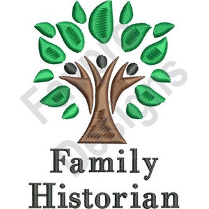 Family Tree - Machine Embroidery Design