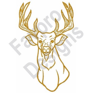 Deer Head - Machine Embroidery Design
