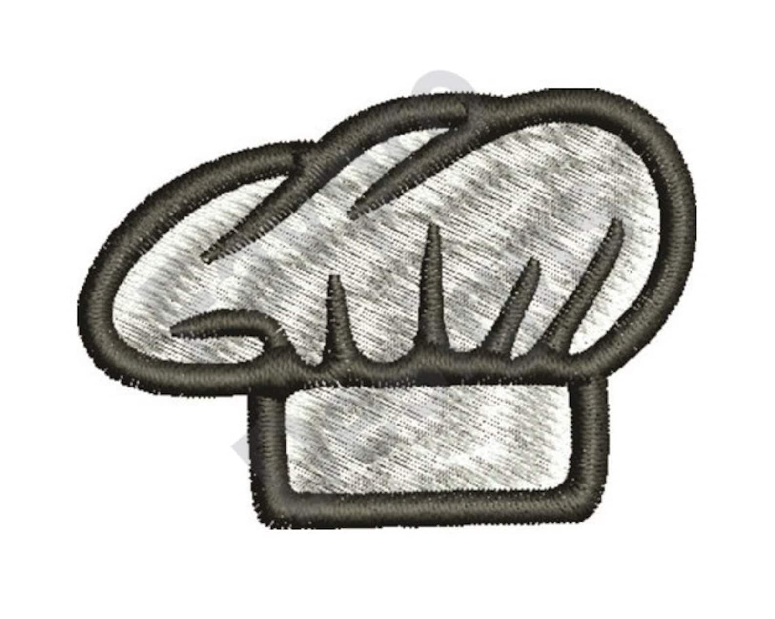 Chef Hat Machine Embroidery Design Etsy UK