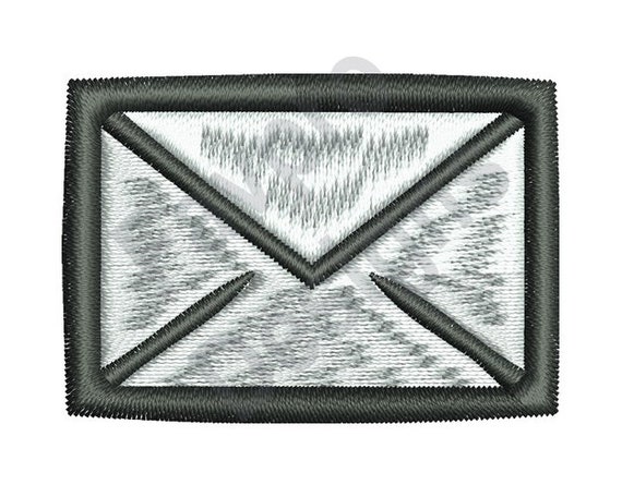 Mailing Envelope Machine Embroidery Design | Etsy