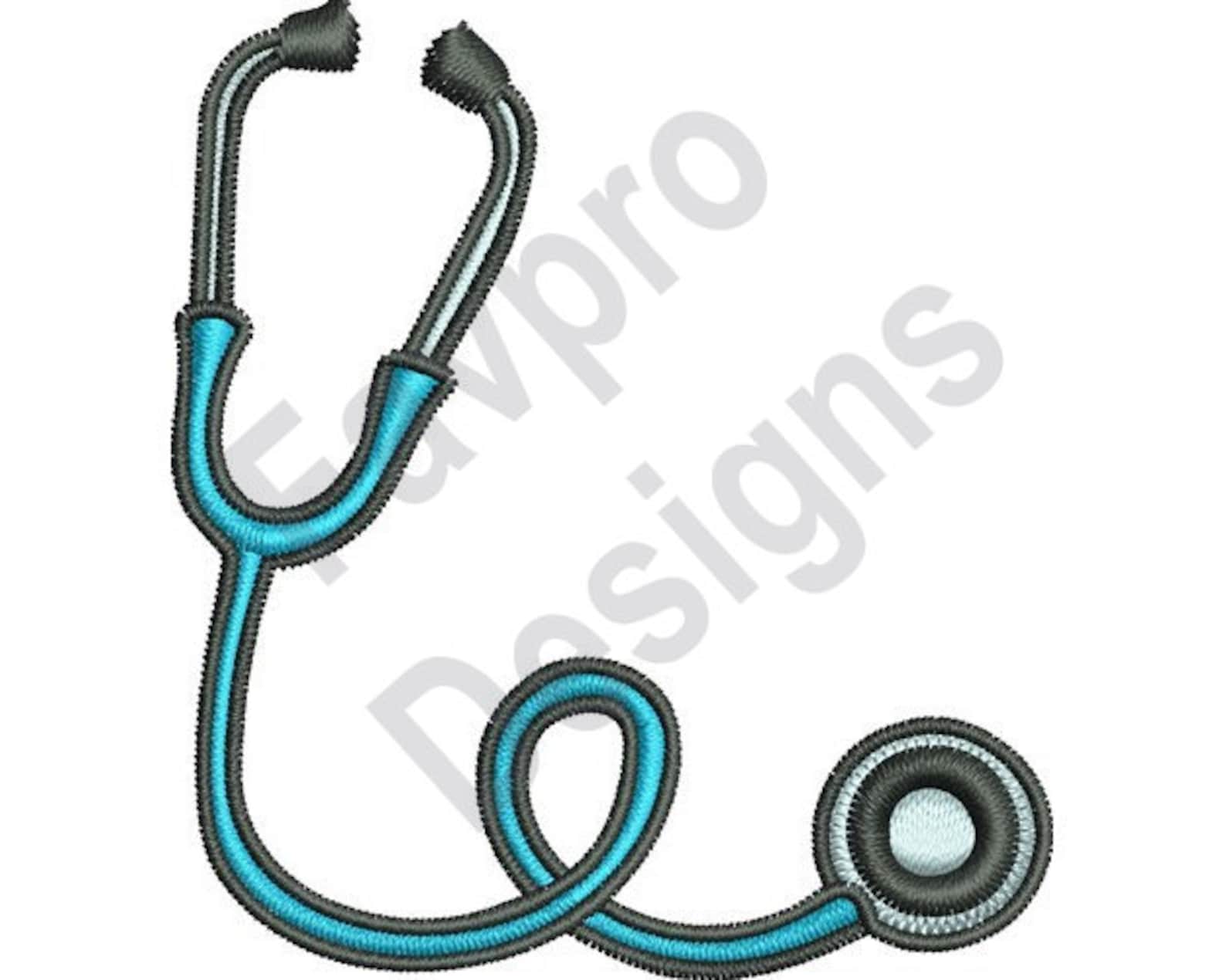 Stethoscope Machine Embroidery Design Etsy