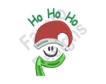 Happy Christmas Elf - Machine Embroidery Design