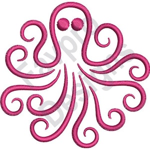 Octopus - Machine Embroidery Design