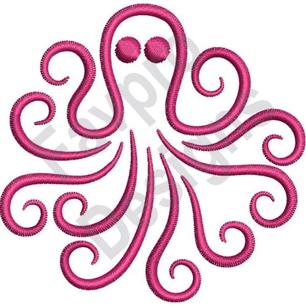 Octopus - Machine Embroidery Design