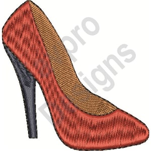 Womens Shoe - Machine Embroidery Design