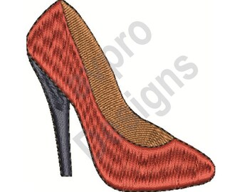 Womens Shoe - Machine Embroidery Design