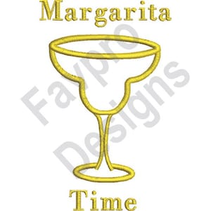Margarita Time - Machine Embroidery Design