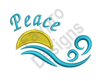 Sunrise Peace - Machine Embroidery Design