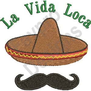 Mexican Hat - Machine Embroidery Design