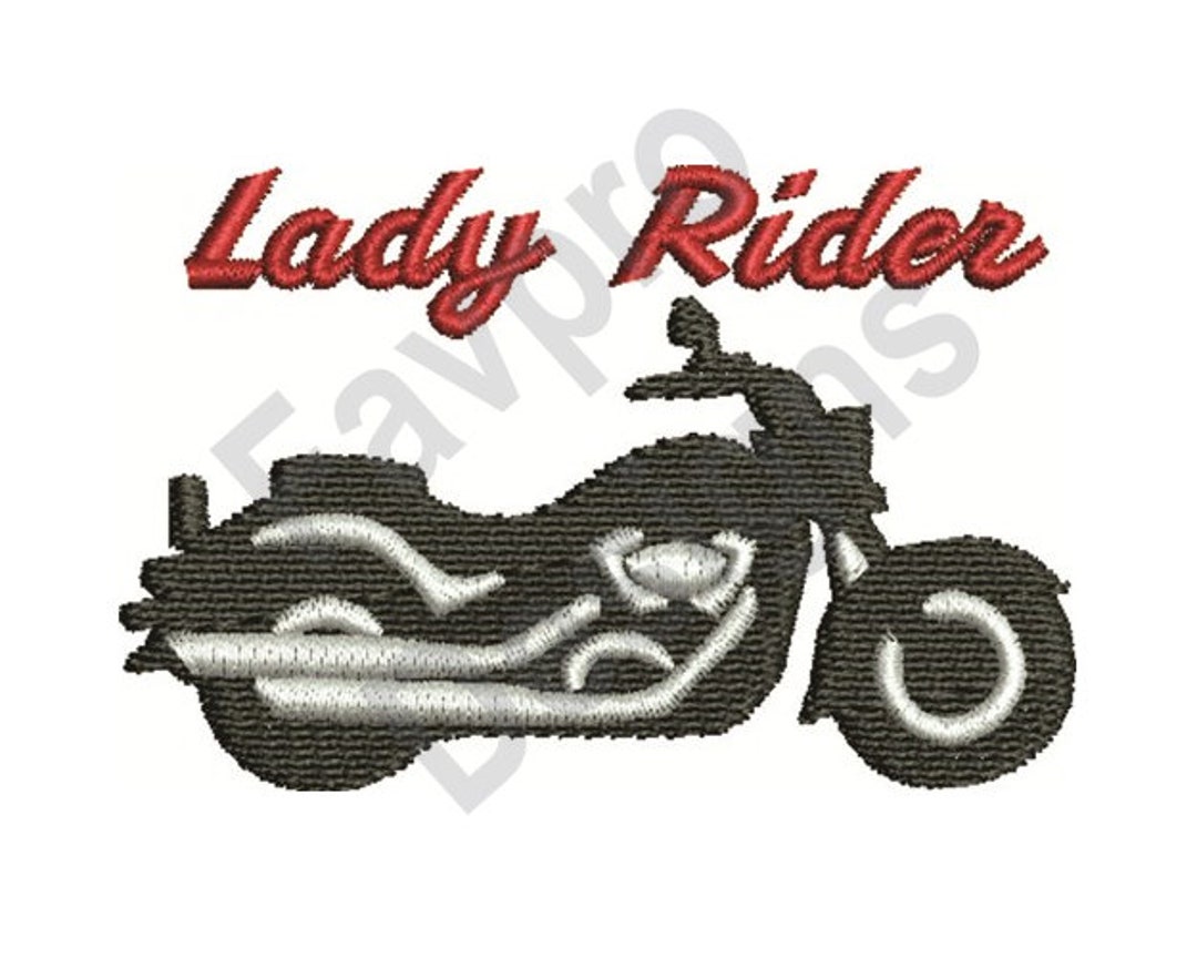 Lady Rider - Machine Embroidery Design - Etsy