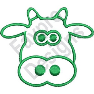 Cow Outline - Machine Embroidery Design