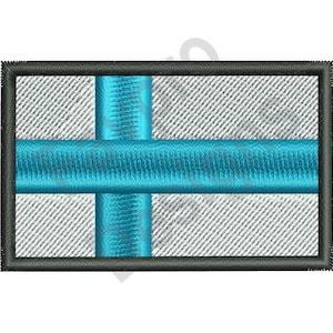 Finland Flag - Machine Embroidery Design