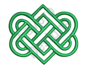 Keltischer Knoten Umriss - Maschine Stickerei-Design