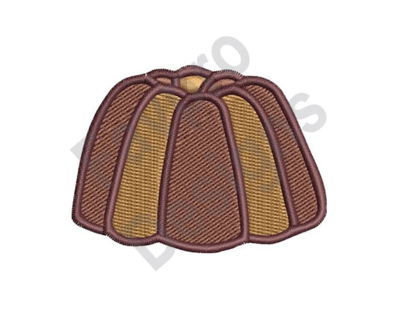 Bundt Cake Machine Embroidery Design Etsy