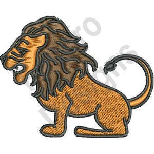 Lion - Machine Embroidery Design