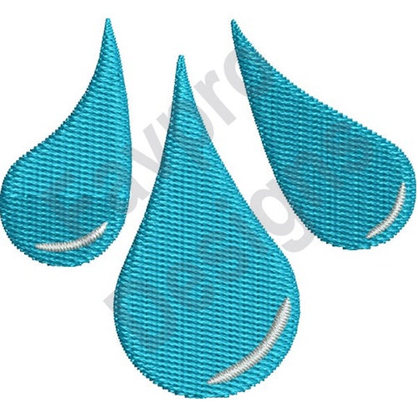 Water Droplets - Machine Embroidery Design