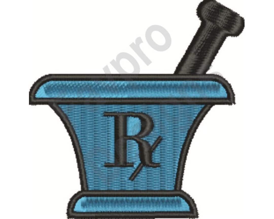 Mortar & Pestle Machine Embroidery Design Etsy