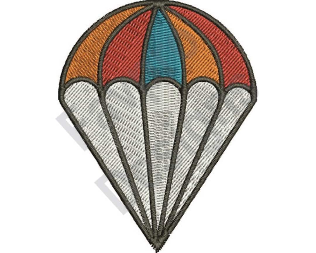 Parachute Machine Embroidery Design Etsy