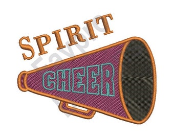 Spirit Cheer - Machine Embroidery Design