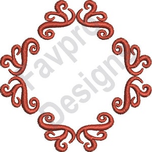 Scroll Frame - Machine Embroidery Design