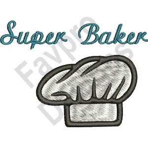 Super Baker - Machine Embroidery Design