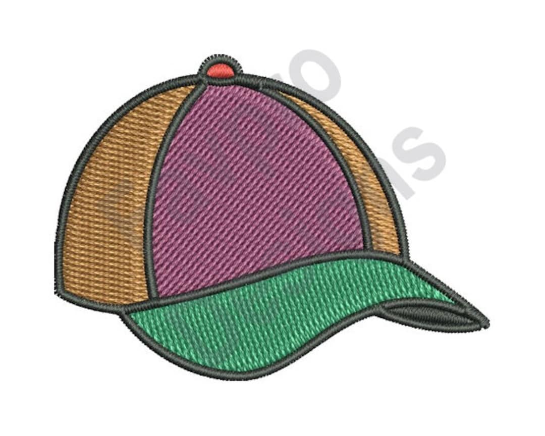 Baseball Cap Machine Embroidery Design Etsy