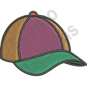 Baseball Cap - Machine Embroidery Design