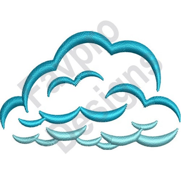 Fluffy Clouds - Machine Embroidery Design