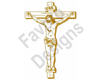 Crucifixation - Maschine Stickerei-Design