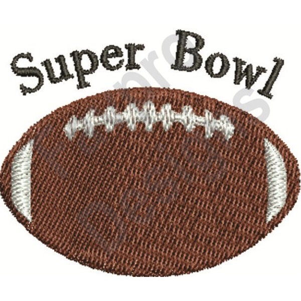 Super Bowl - Machine Embroidery Design