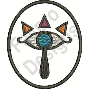 Zelda Sheikah - Machine Embroidery Design