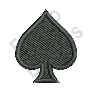 Spade - Machine Embroidery Design