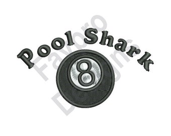 Pool-Hai - Maschine Stickerei-Design