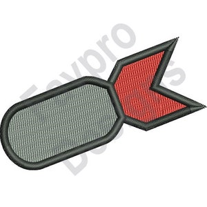 Military Bomb - Machine Embroidery Design