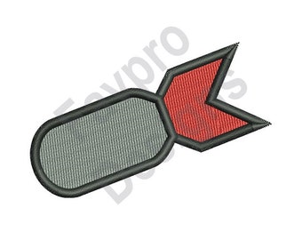 Military Bomb - Machine Embroidery Design
