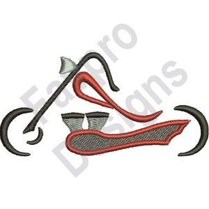Motorcycle - Machine Embroidery Design