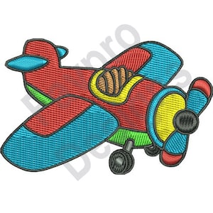 Toy Plane - Machine Embroidery Design
