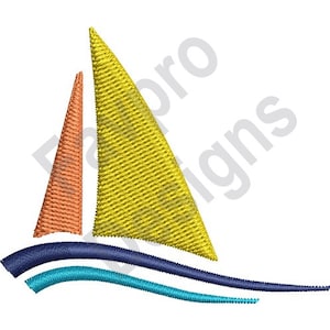 Sail Boat - Machine Embroidery Design