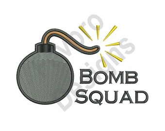 Bomb Squad - Machine Embroidery Design